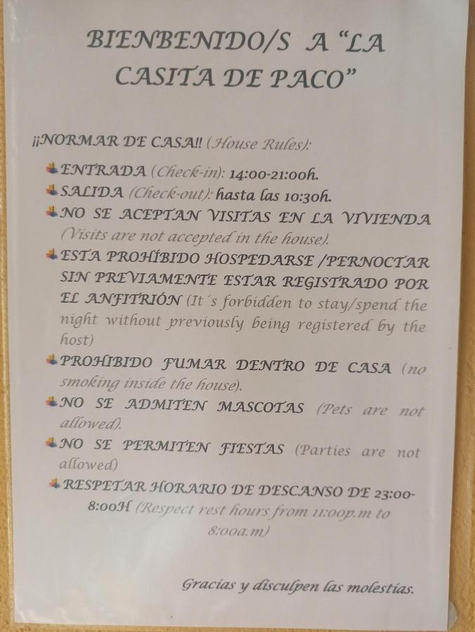 La Casita De Paco Albaicin * Granada